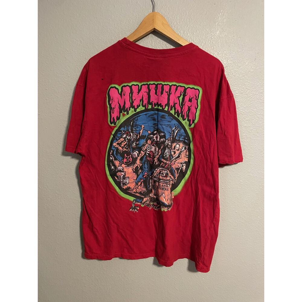 Mishka Shirt Mens XL Red Death Adders Horror Graphic Eye Tee Skull Street FLAW